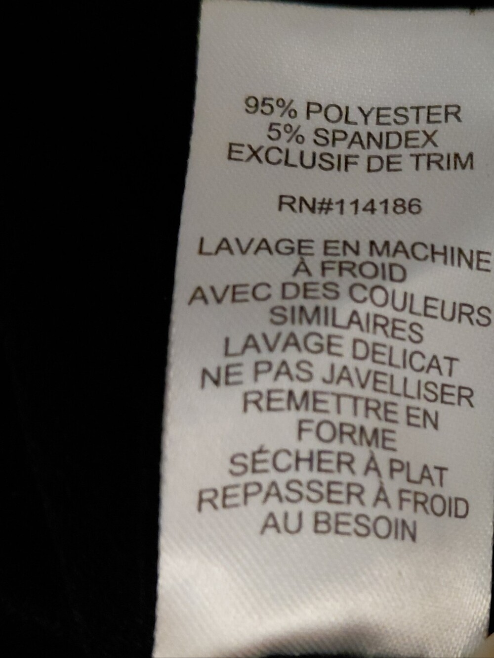 Small Petite Baguette Rhinestones Chiffon Black Evening Wear Top 89th + Madison - Picture 9 of 11